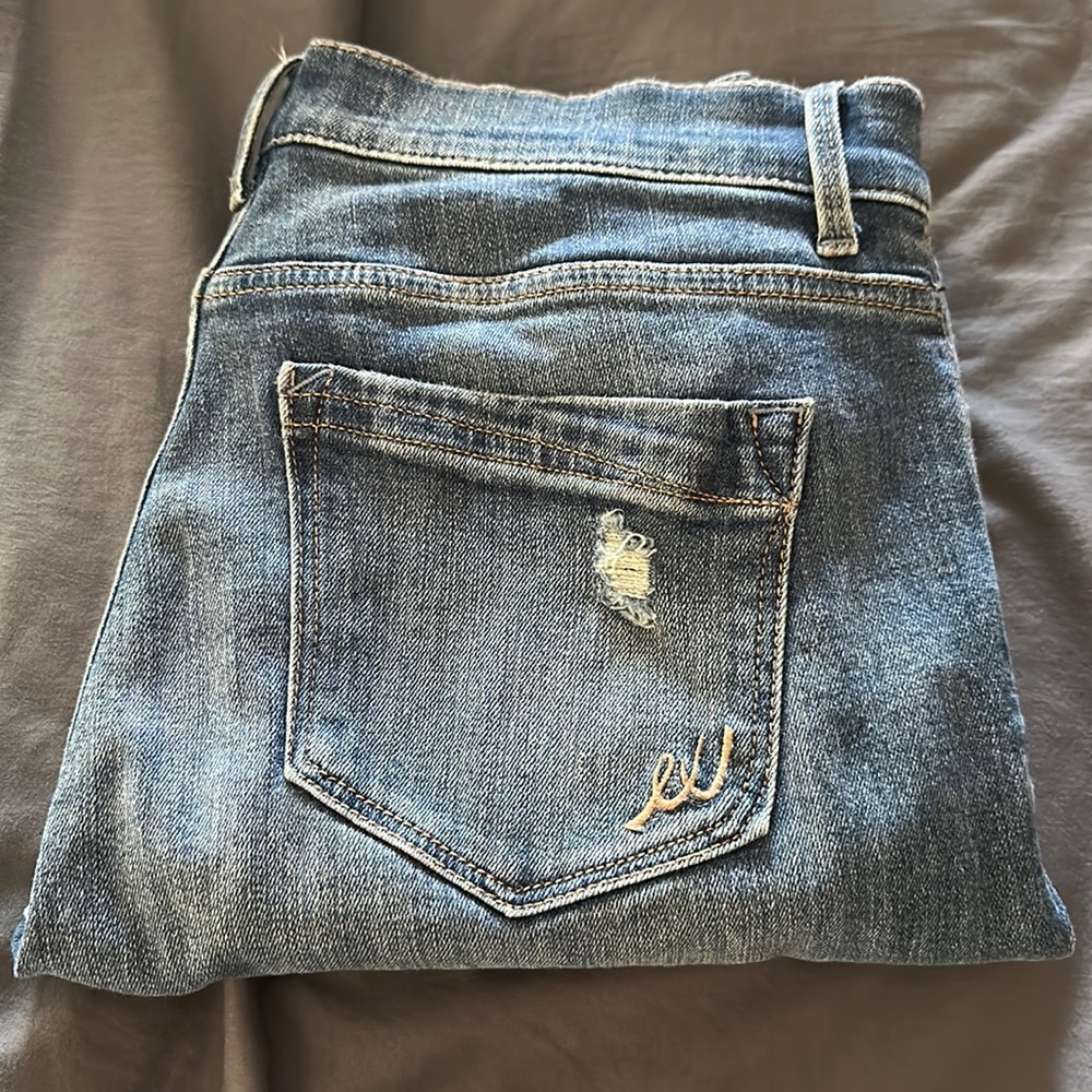 Express distressed denim 28/6